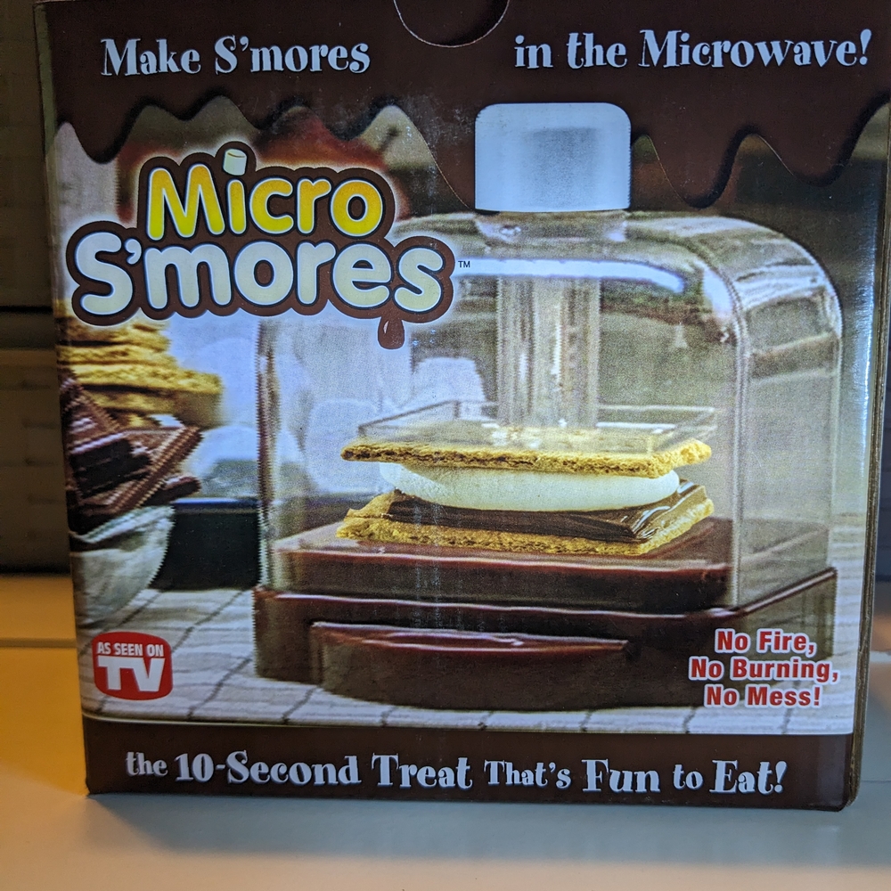 Micro S'mores Microwave Treat Maker - Set of Two - NIB